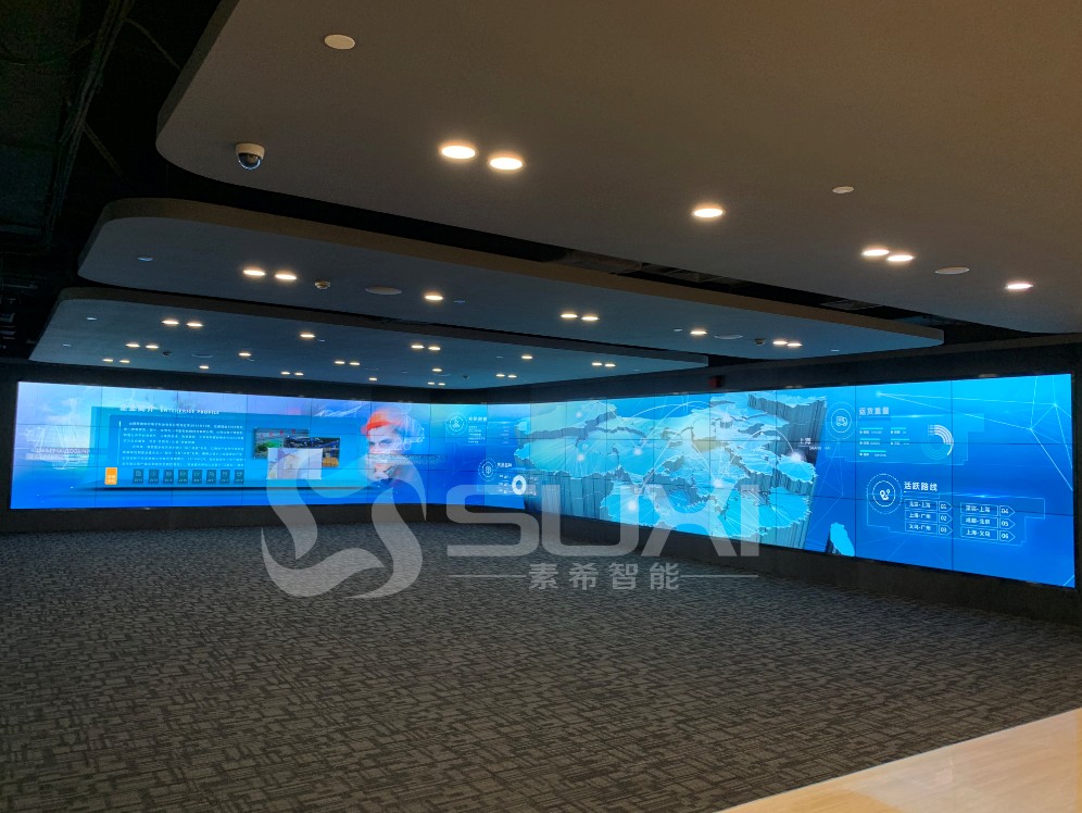 3*16展厅大屏幕液晶拼接屏案例图片展示